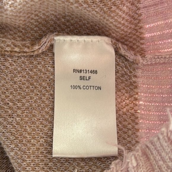 FATE Women’s Medium DISTRESSED LEOPARD HOODED SWEATER Knit Comfy Drawstring - Picture 9 of 9